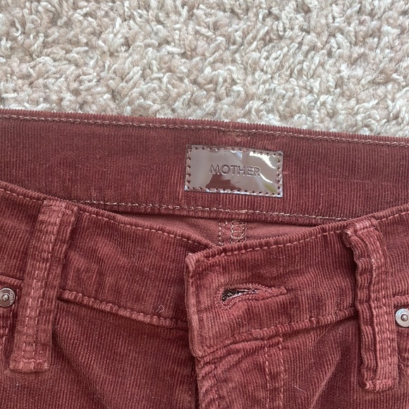 The Rider Burgundy High-Waisted Ankle Jean - Picture 3 of 10